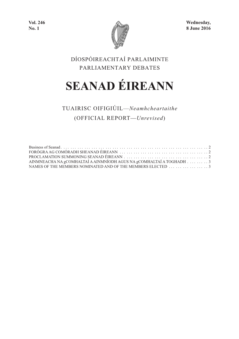 Seanad Éireann