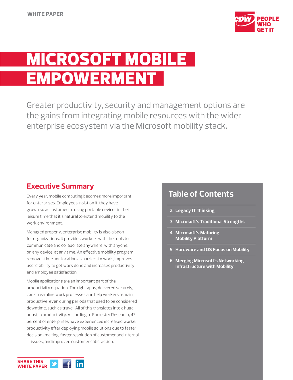 Microsoft: Mobile Empowerment