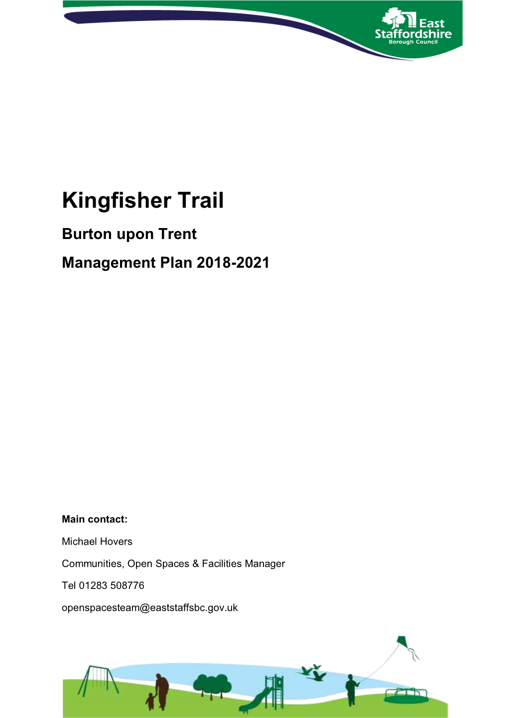 Kingfisher Trail Burton Upon Trent Management Plan 2018-2021