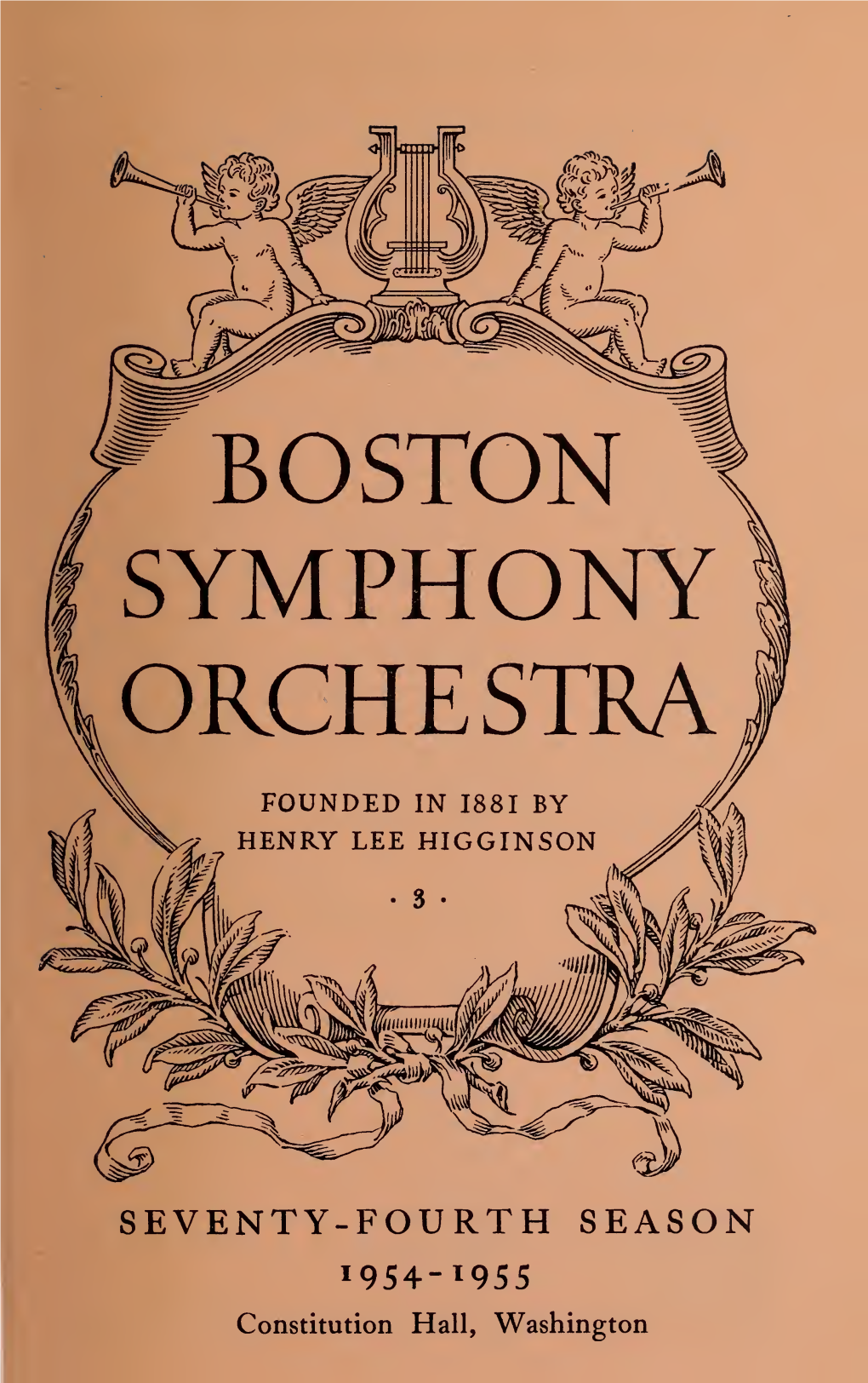 Boston Symphony Orchestra Concert Programs, Season 74, 1954-1955