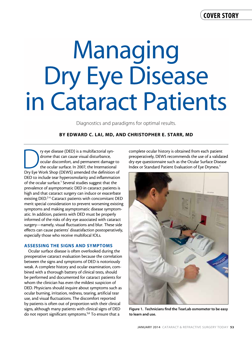 Managing Dry Eye Disease in Cataract Patients Diagnostics and Paradigms for Optimal Results