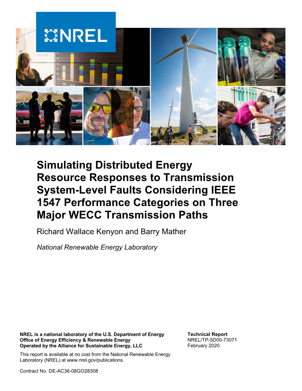 Simulating Distributed Energy Resource Responses To