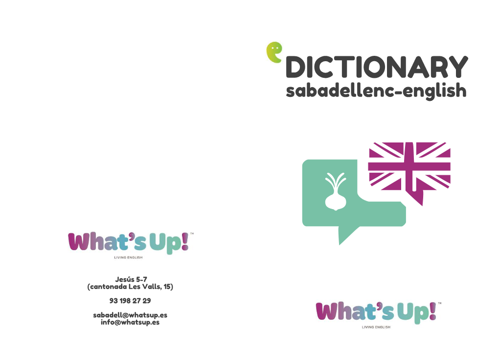 DICTIONARY Sabadellenc-English