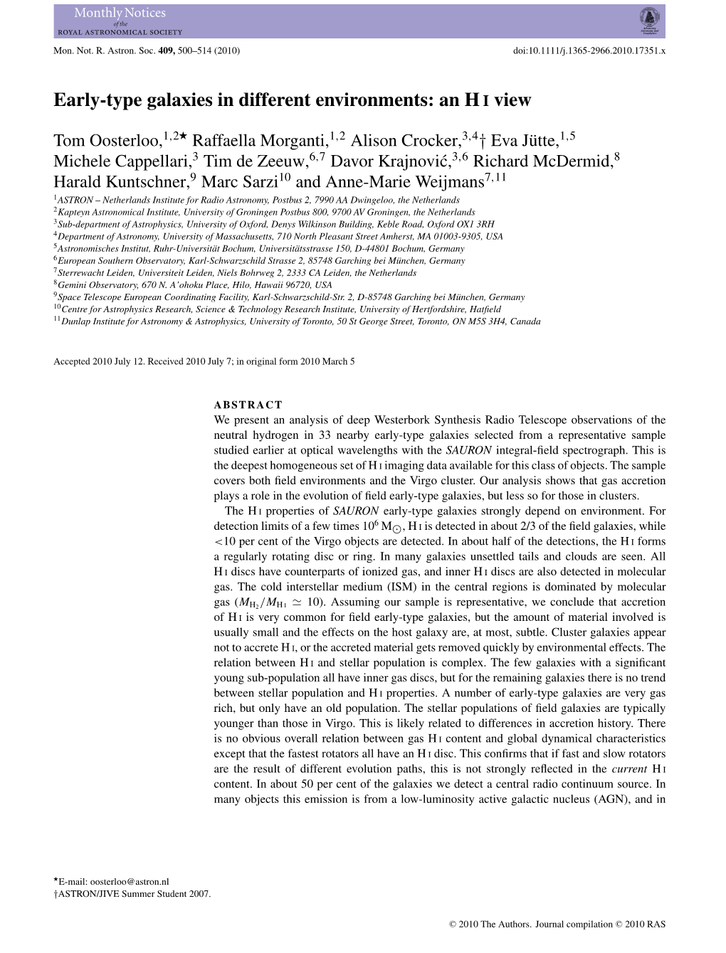 Earlytype Galaxies in Different Environments: an Hi View