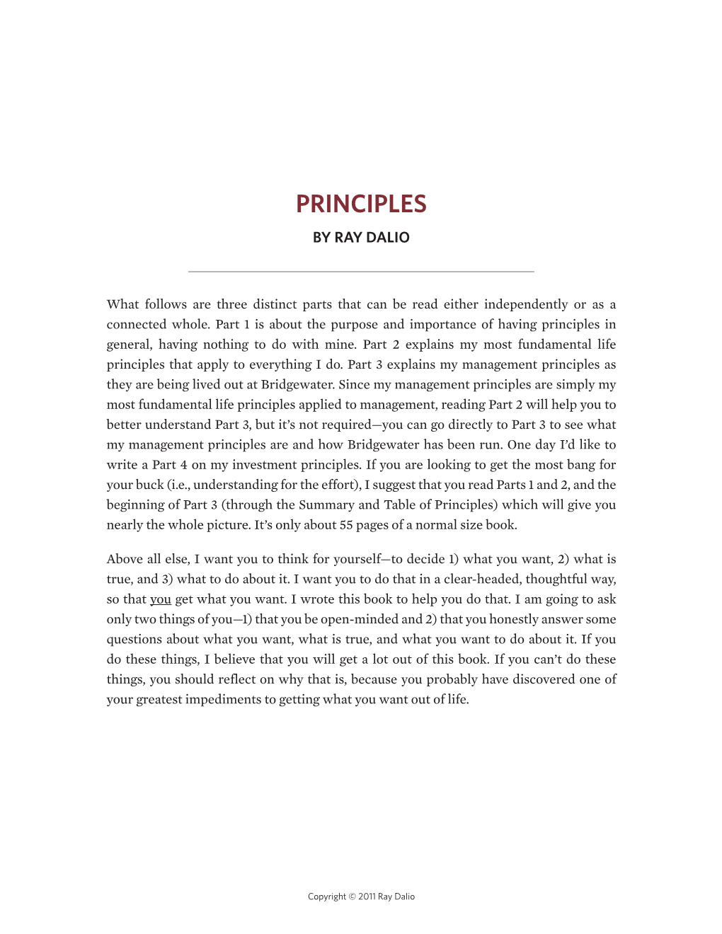 Principles by Ray Dalio