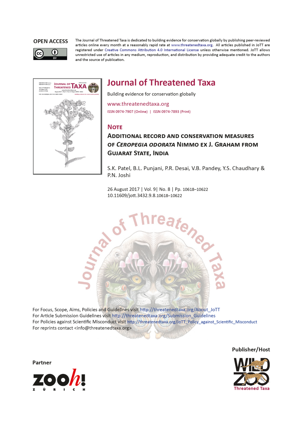 Journalofthreatenedtaxa