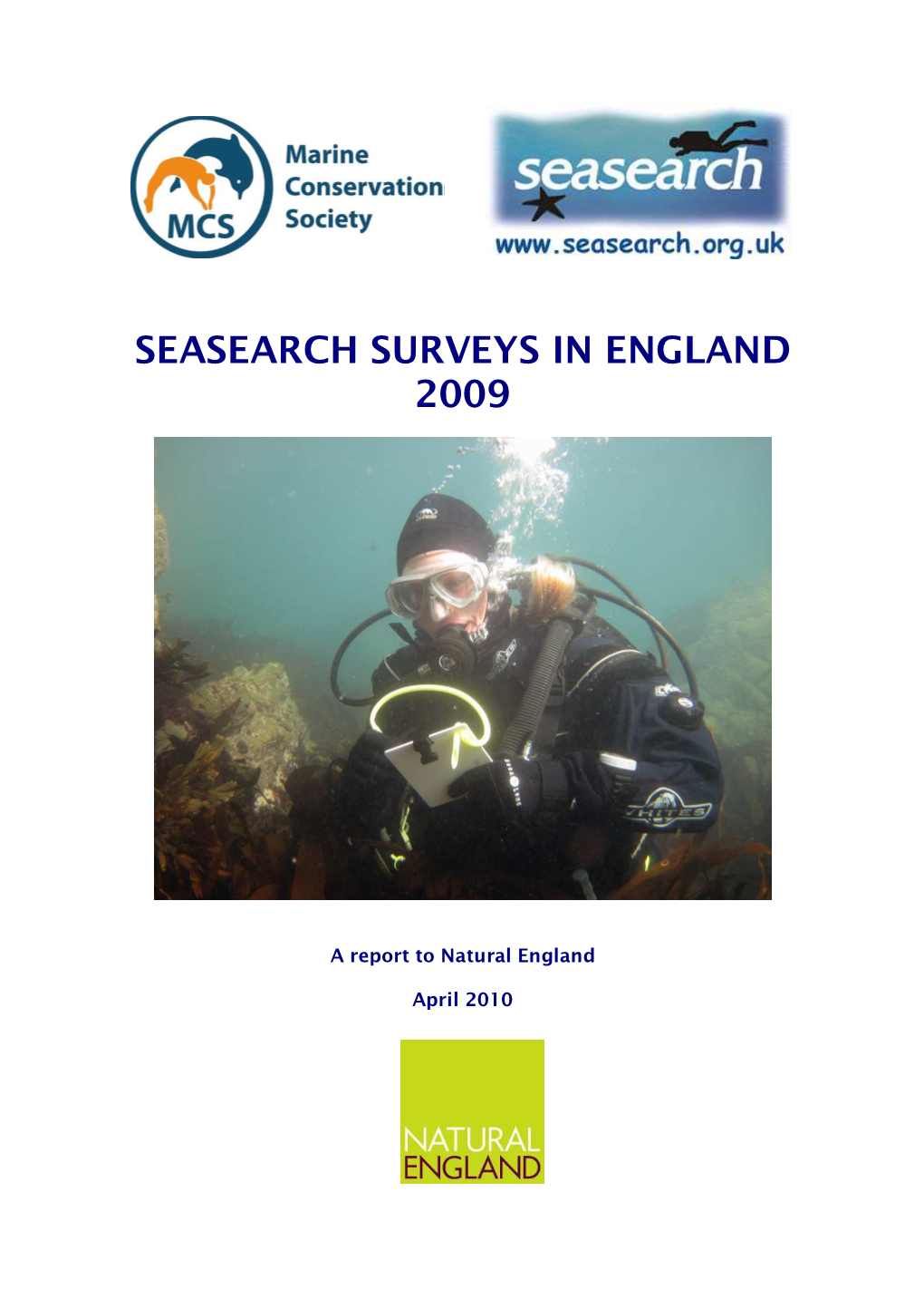 Seasearch Surveys in England 2009