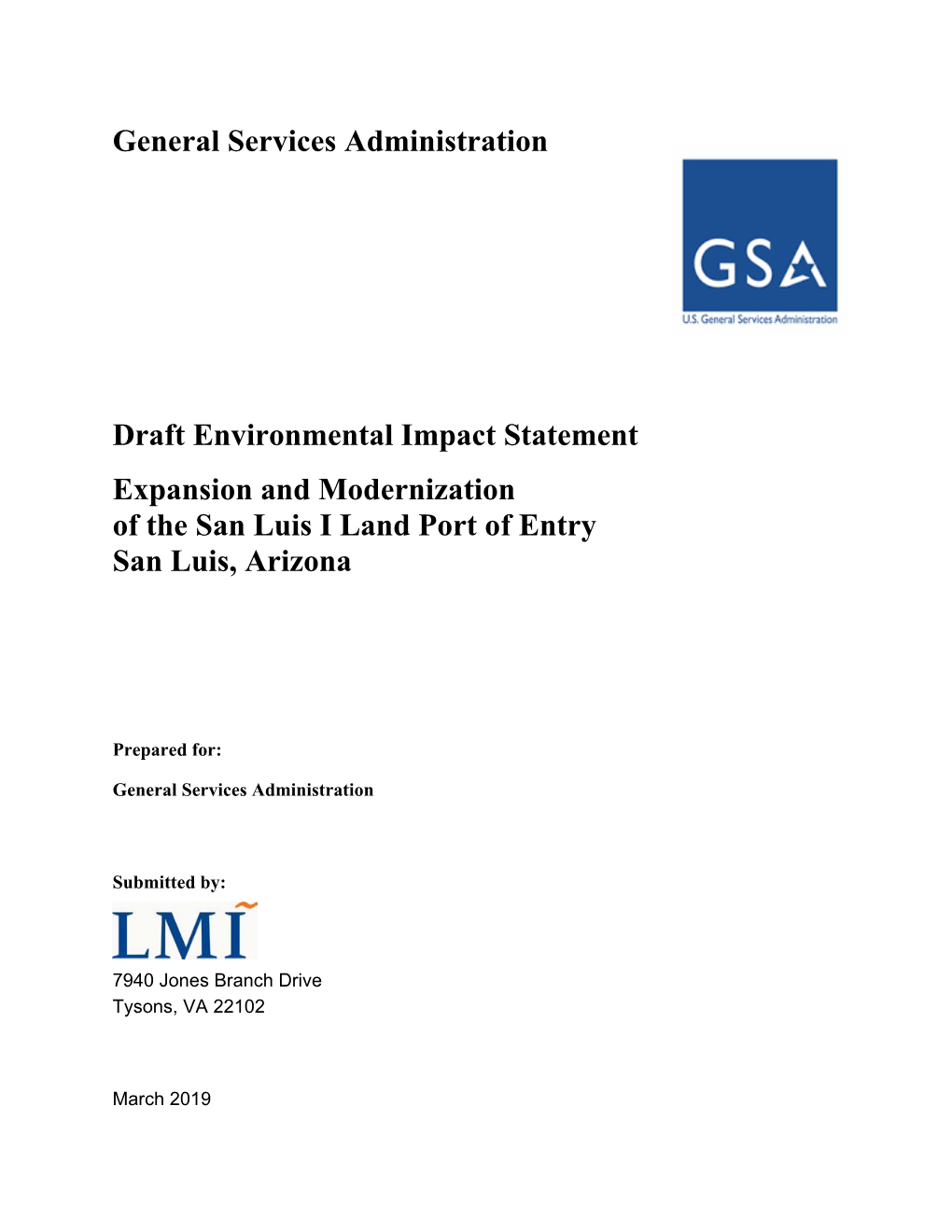 Original Draft Environmental Impact Statement