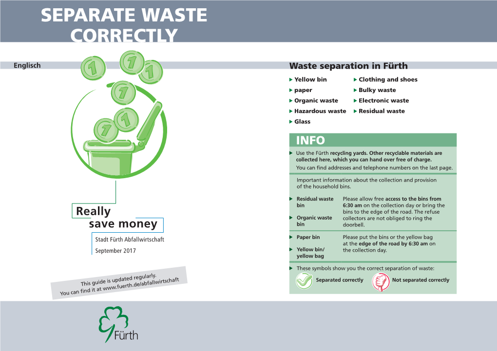 Separate Waste Correctly