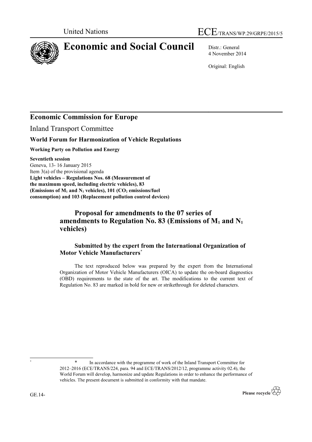 Economic Commission for Europe s36