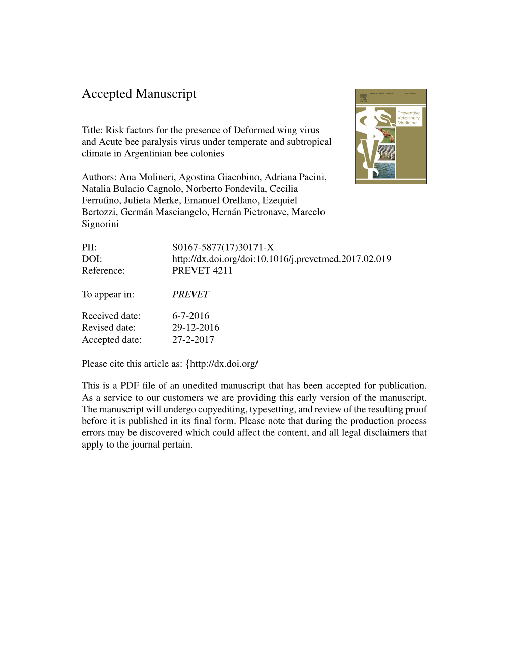 Risk Factors for the Presence of Deformed Wing Virus and Acute Bee Paralysis Virus Under Temperate and Subtropical Climate in Argentinian Bee Colonies