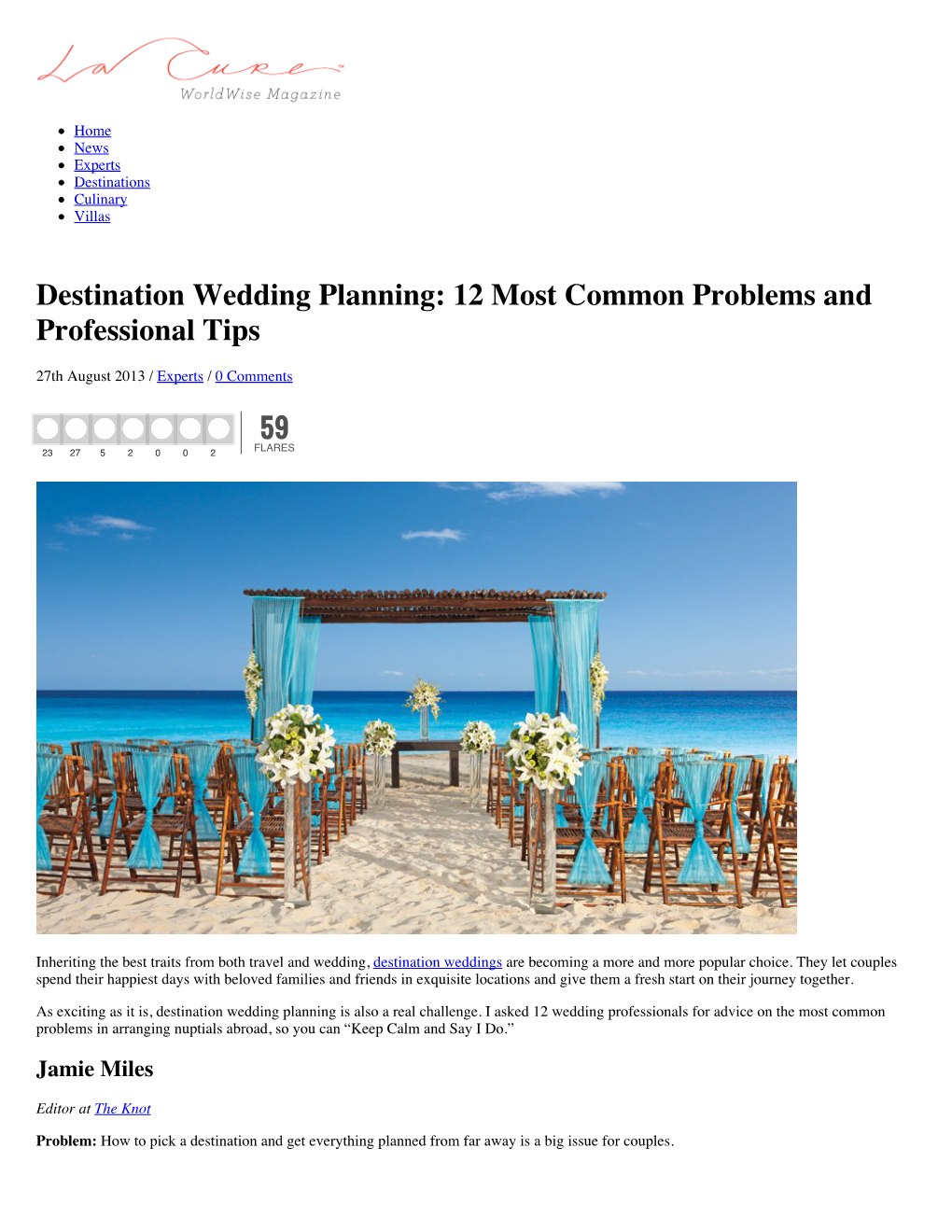 Destination Wedding Planning: 12 Most Common Problems and Professional Tips