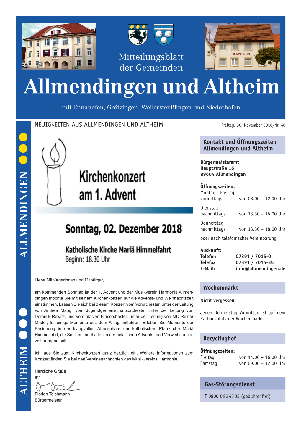 Allmendingen Und Altheim