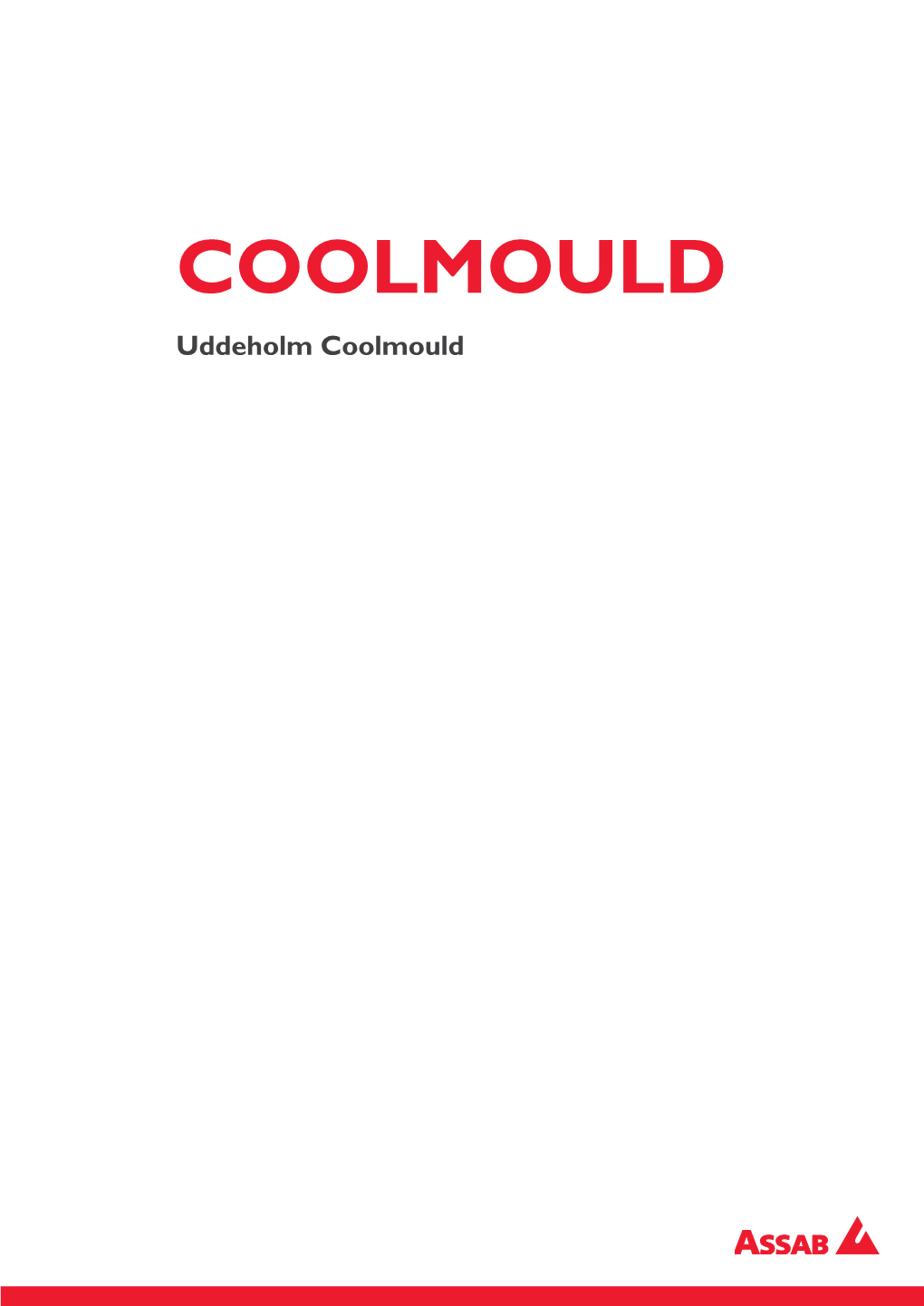 COOLMOULD Uddeholm Coolmould REFERENCE STANDARD
