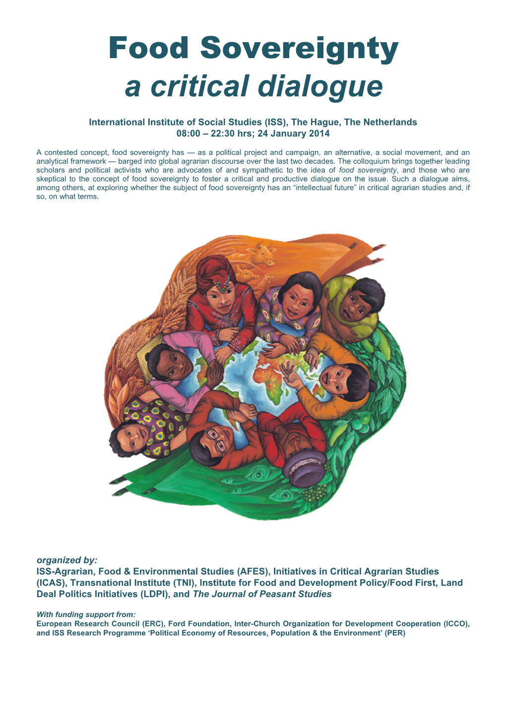 Food Sovereignty a Critical Dialogue