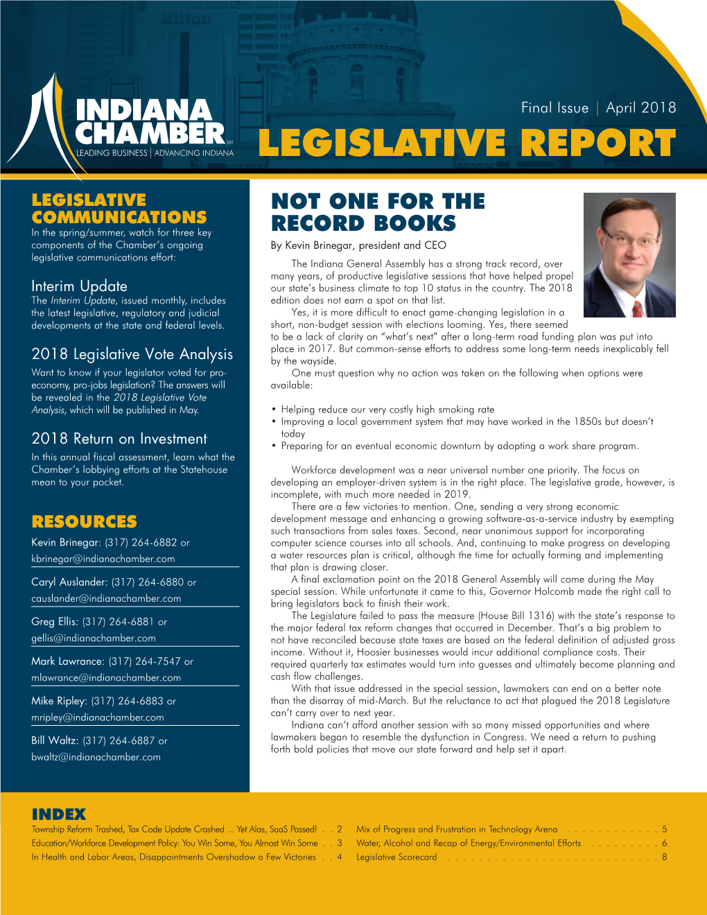 Legislative Report