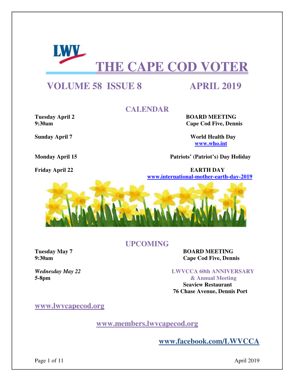 The Cape Cod Voter