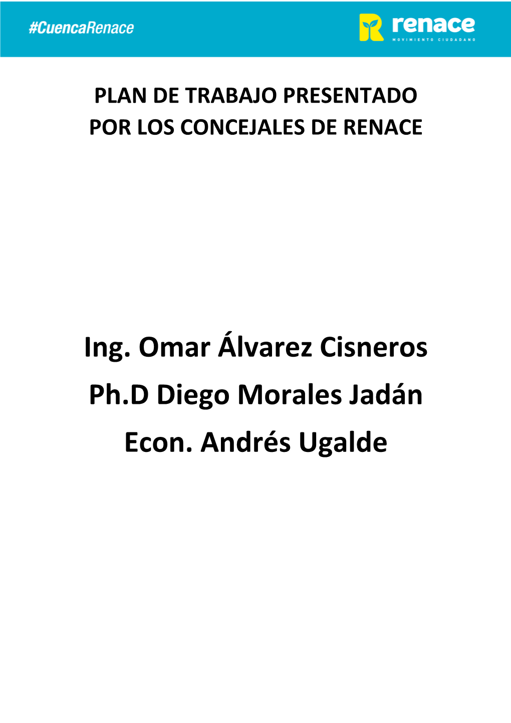 Plan De Gobierno Concejales RENACE