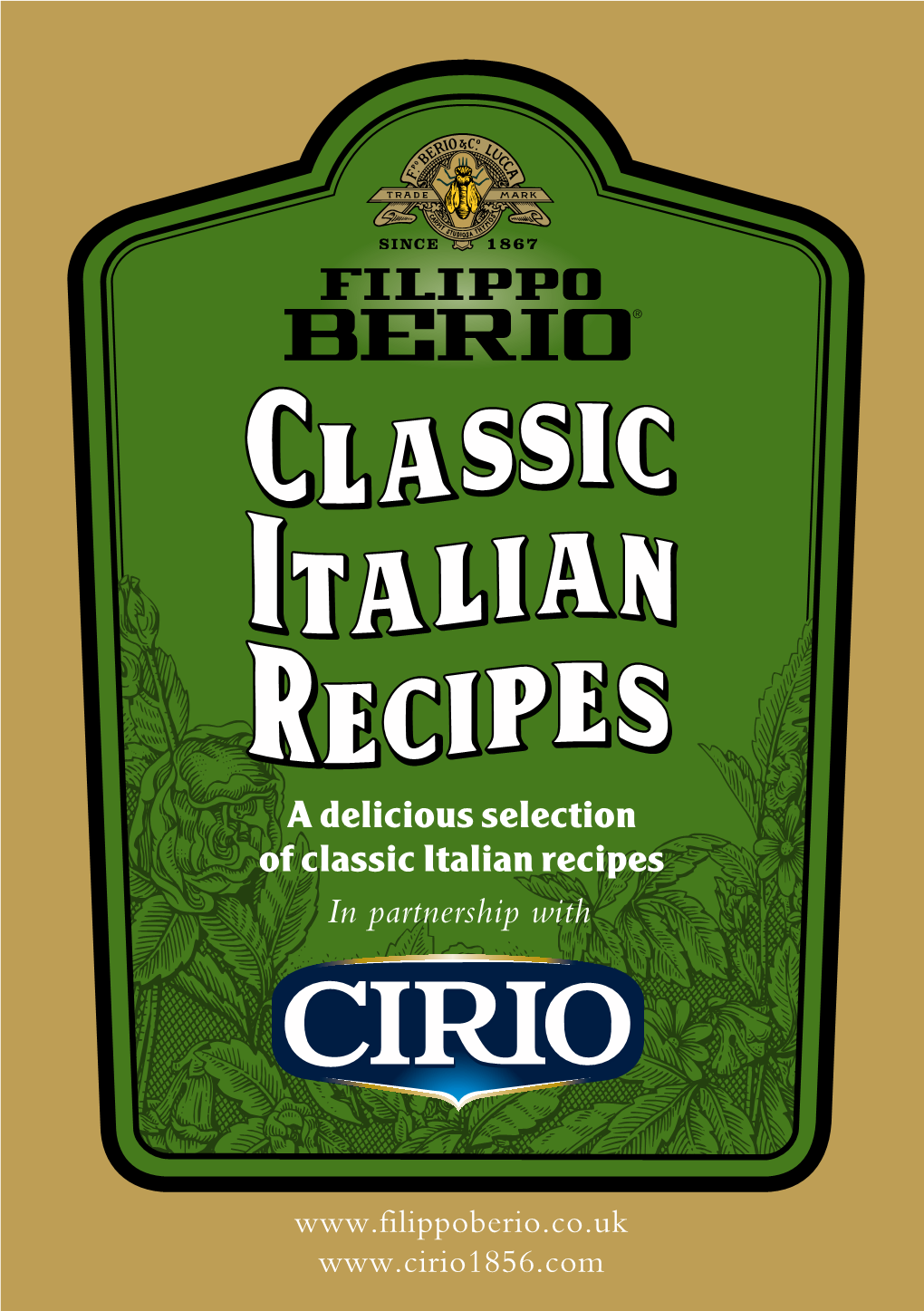 A Delicious Selection of Classic Italian Recipes in Partnership With