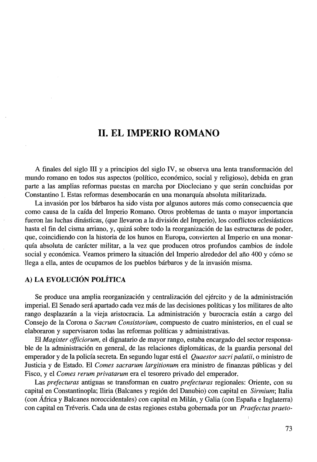 11. El Imperio Romano