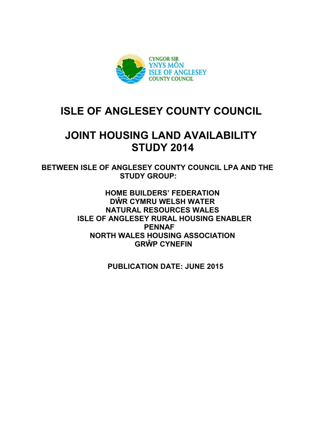 Isle of Anglesey County Council Joint Housing Land Availability Study 2014