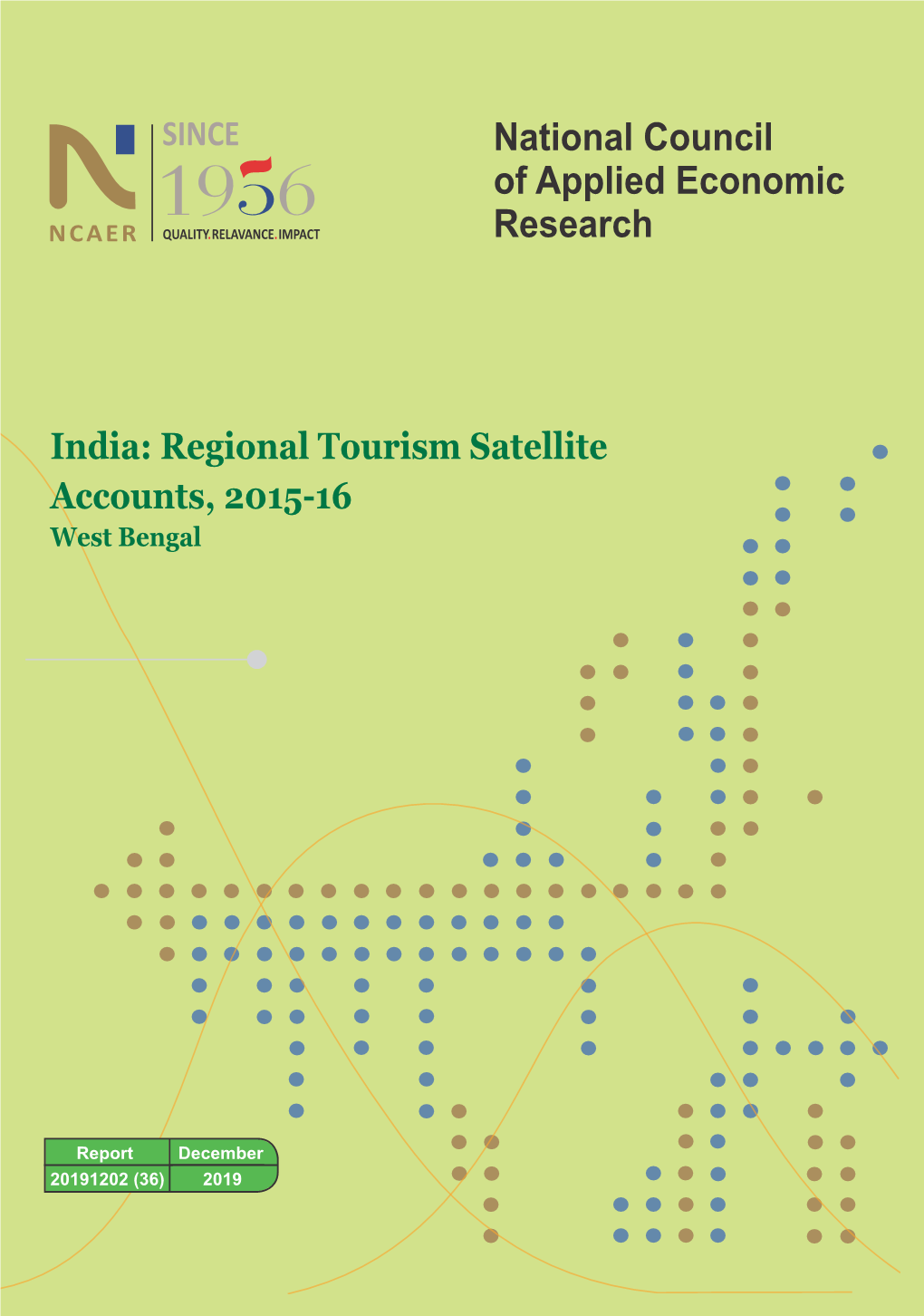 Regional Tourism Satellite Account, West Bengal – 2015-16