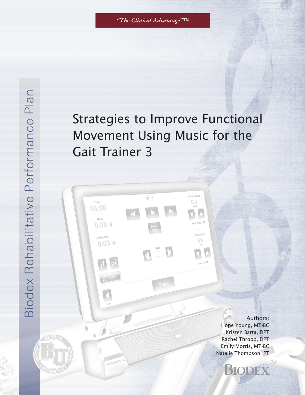 Strategies to Improve Functional Movement Using Music for the Gait Trainer 3