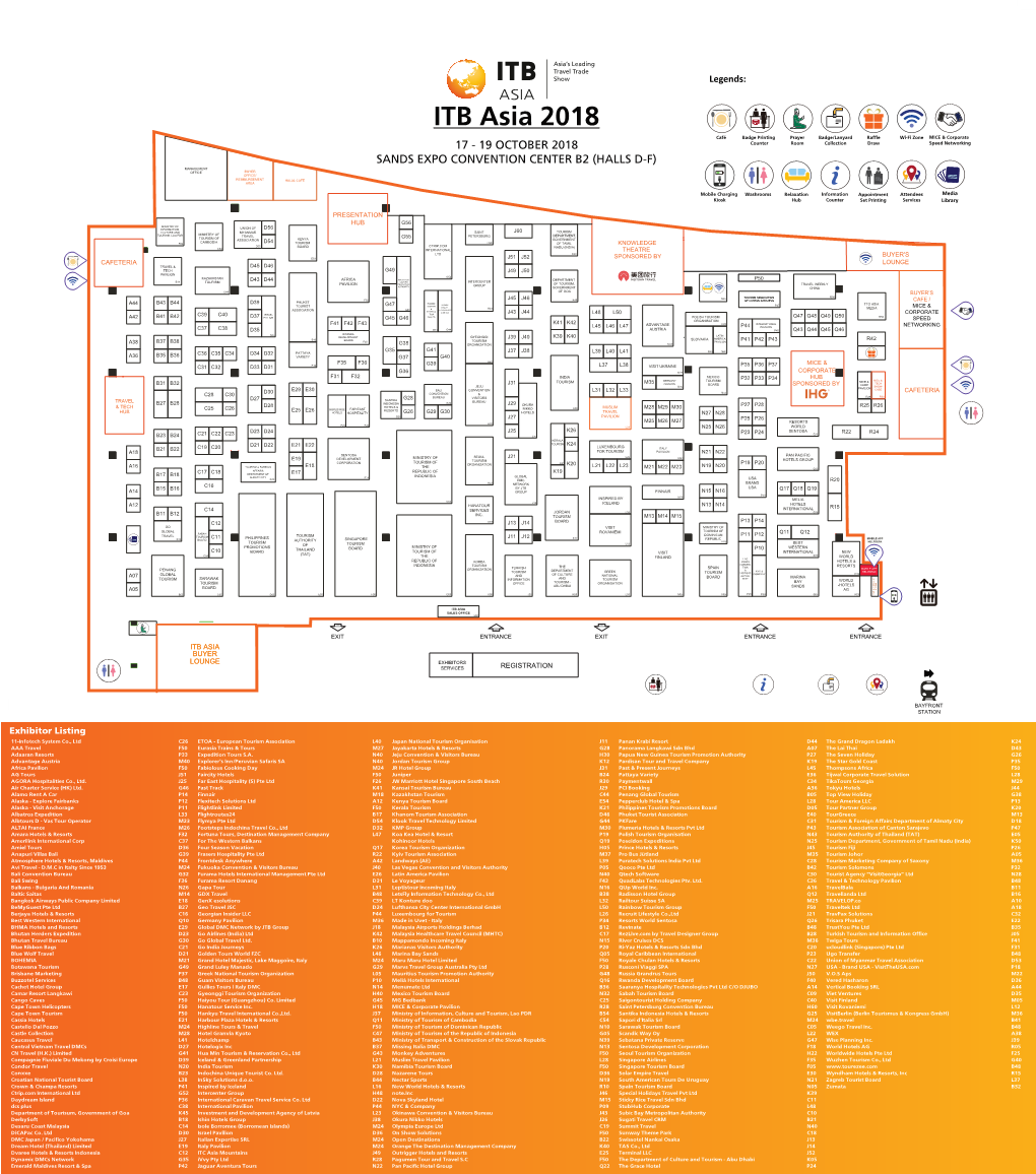 ITB Asia 2018 Floor Plan Clean Layout