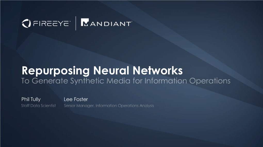 Repurposing Neural Networks