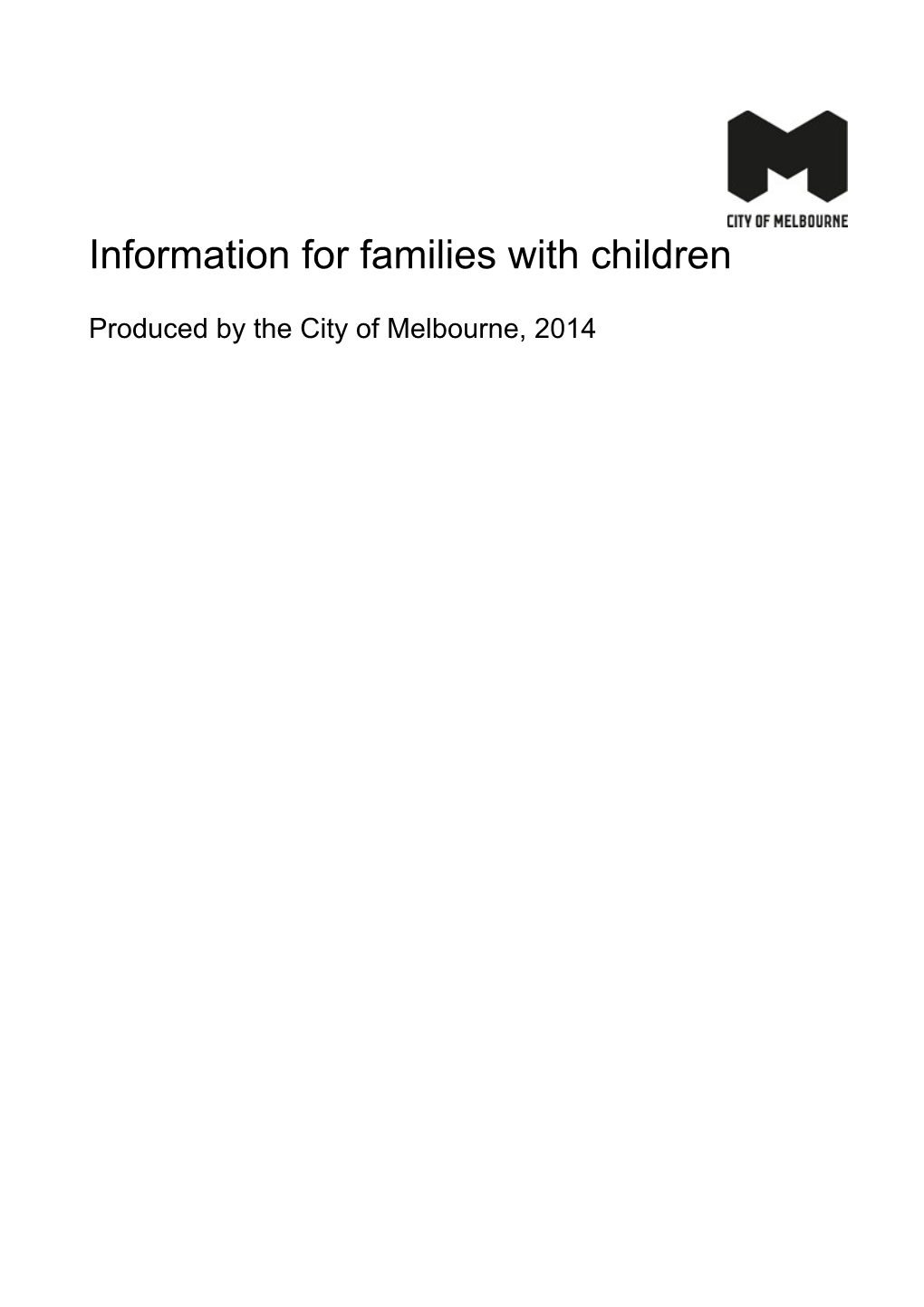 Information for Families with Children