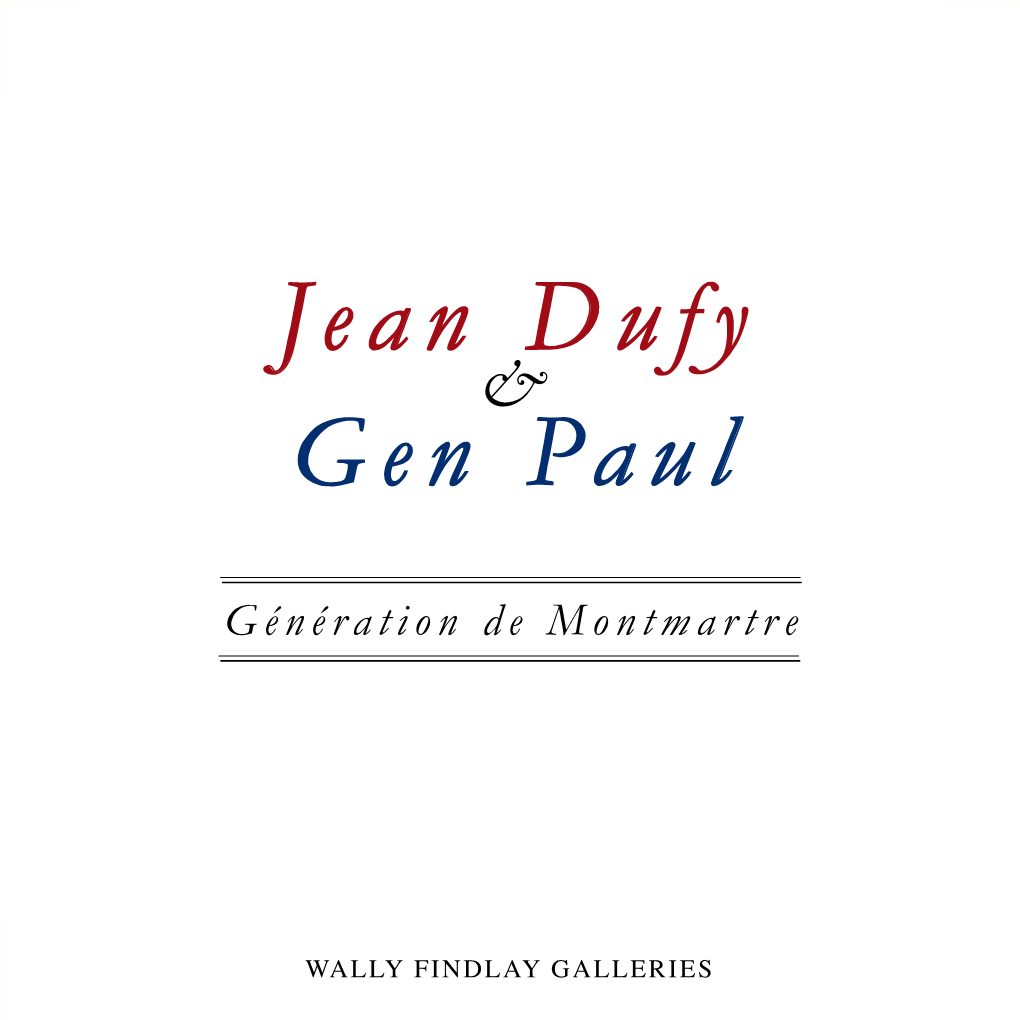 Jean Dufy Gen Paul