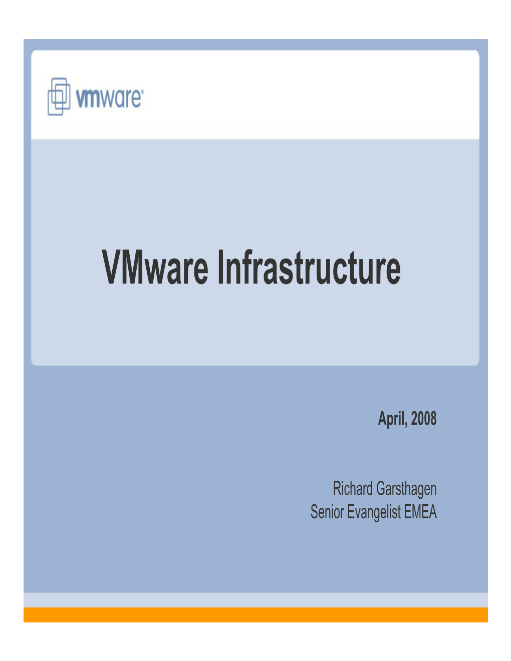 Vmware Infrastructure