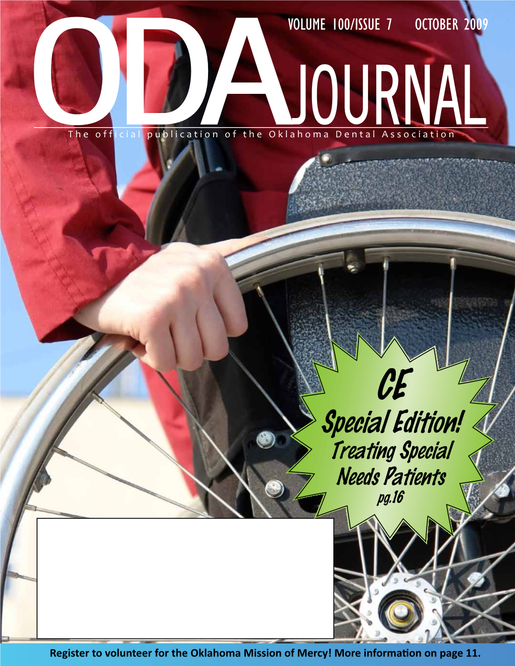Special Edition! Treating Special Needs Patients Pg.16