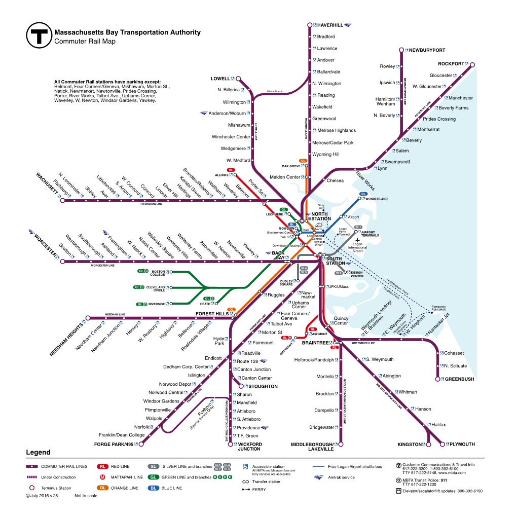 Massachusetts Bay Transportation Authority Commuter Rail