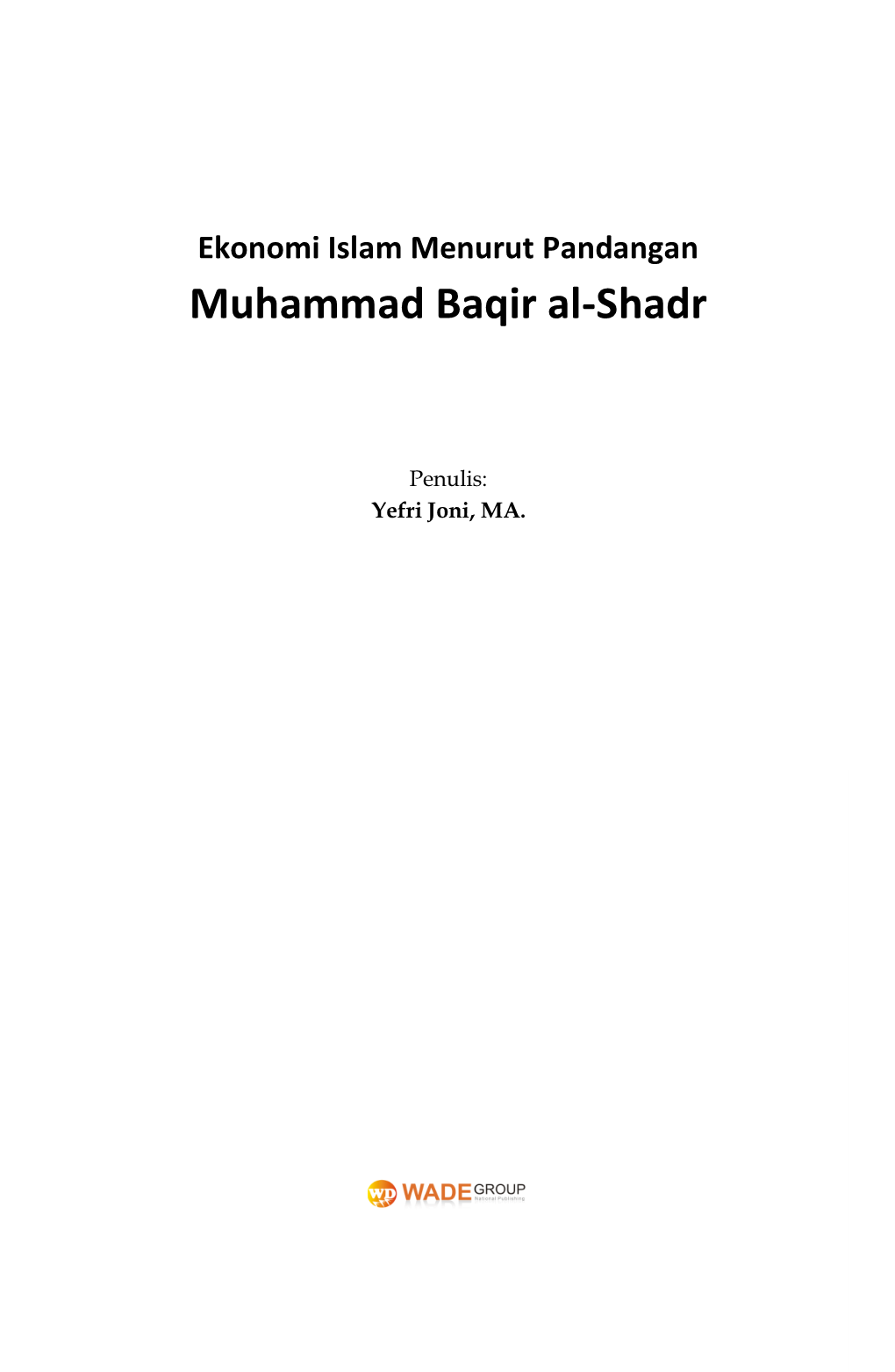 Muhammad Baqir Al-Shadr
