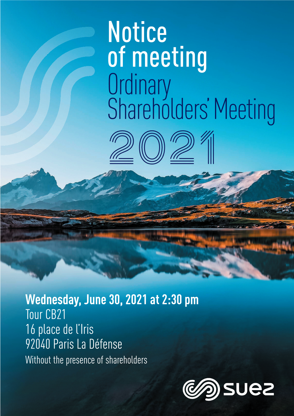 Notice of Meeting Ordinary Shareholders' Meeting