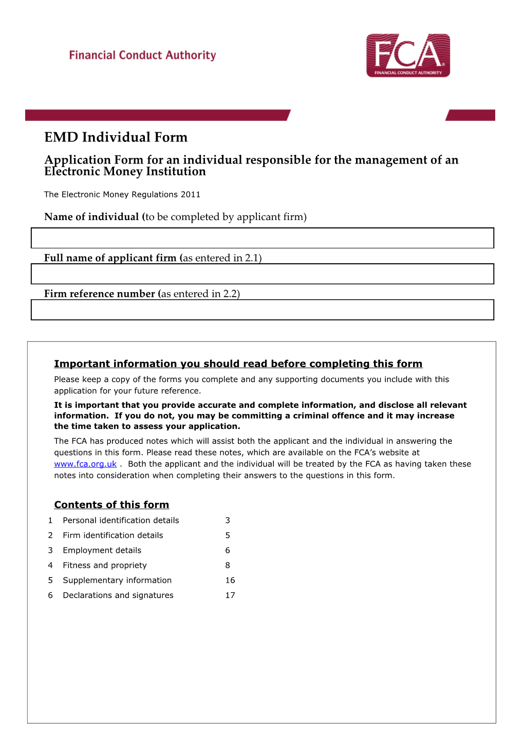 1 Contact Details and Timings for This Application s1