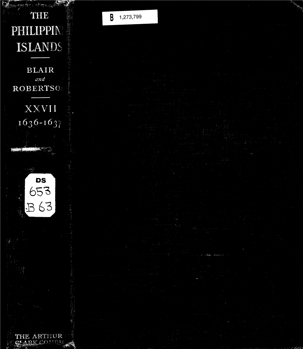 The Philippine Islands, 1493-1803;