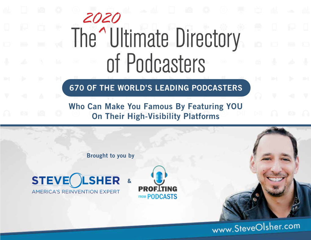 Steve Olsher - the Ultimate Directory of Podcasters
