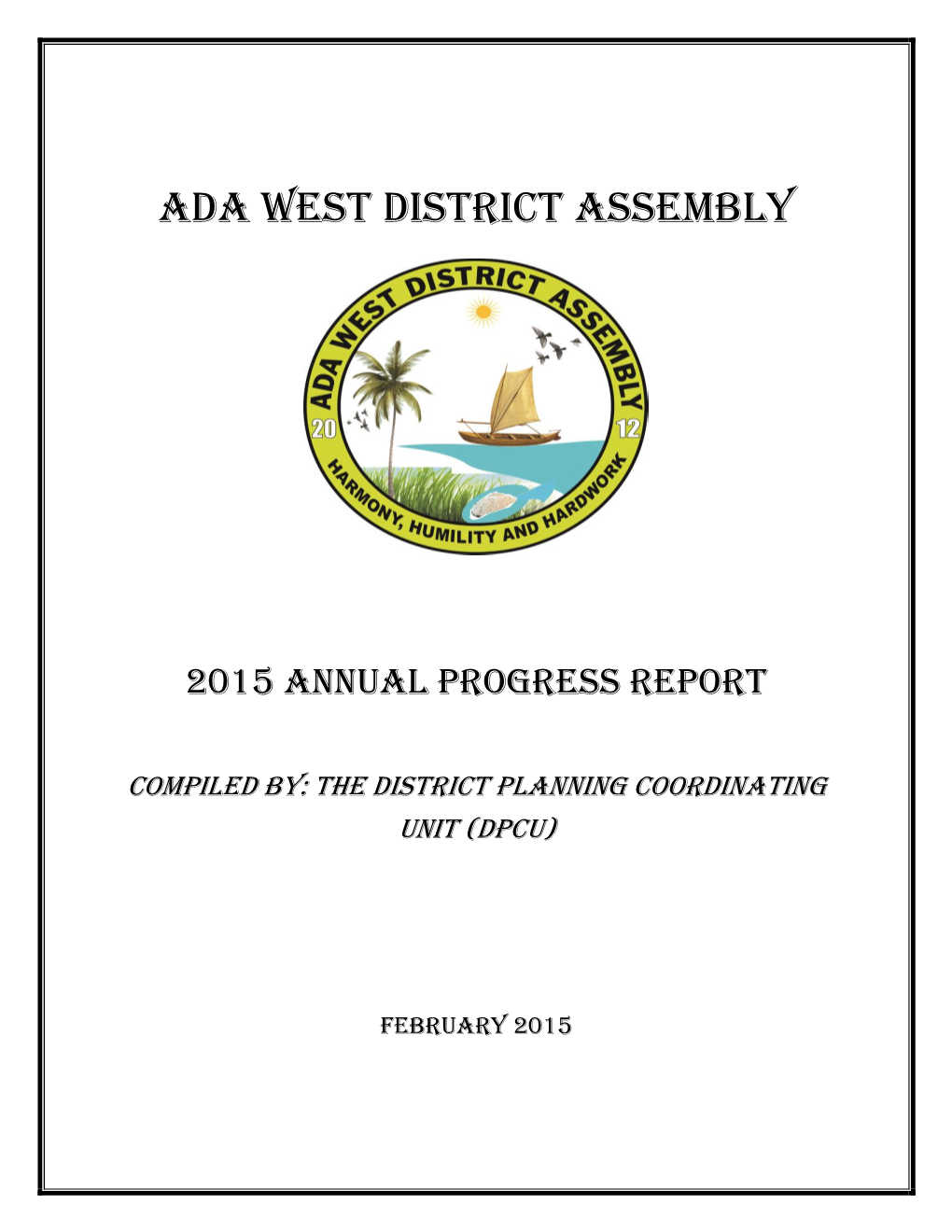 ADA West District Assembly