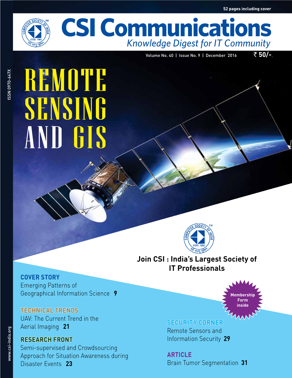 Remote Sensing and Geographic Information Systems (GIS) Is a Combination of Computer- Hon