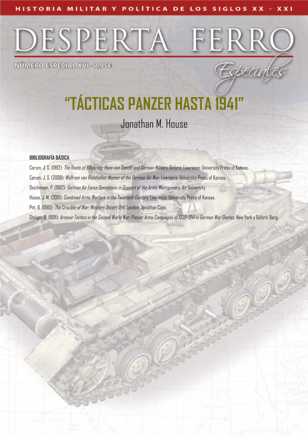 “TÁCTICAS PANZER HASTA 1941” Jonathan M