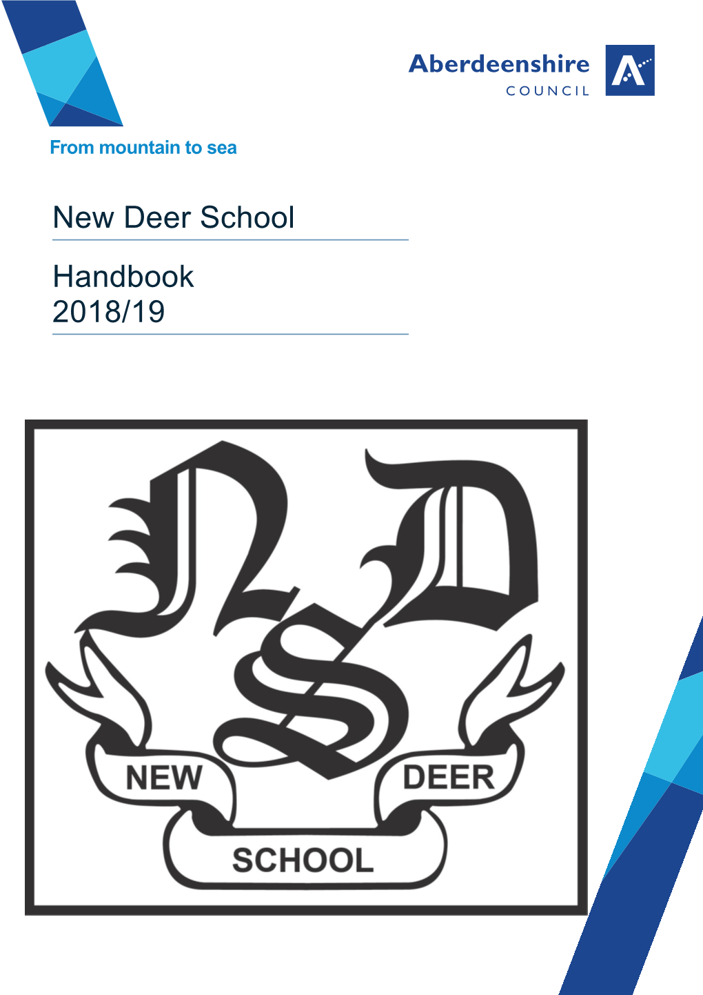 New Deer School Handbook 2018/19