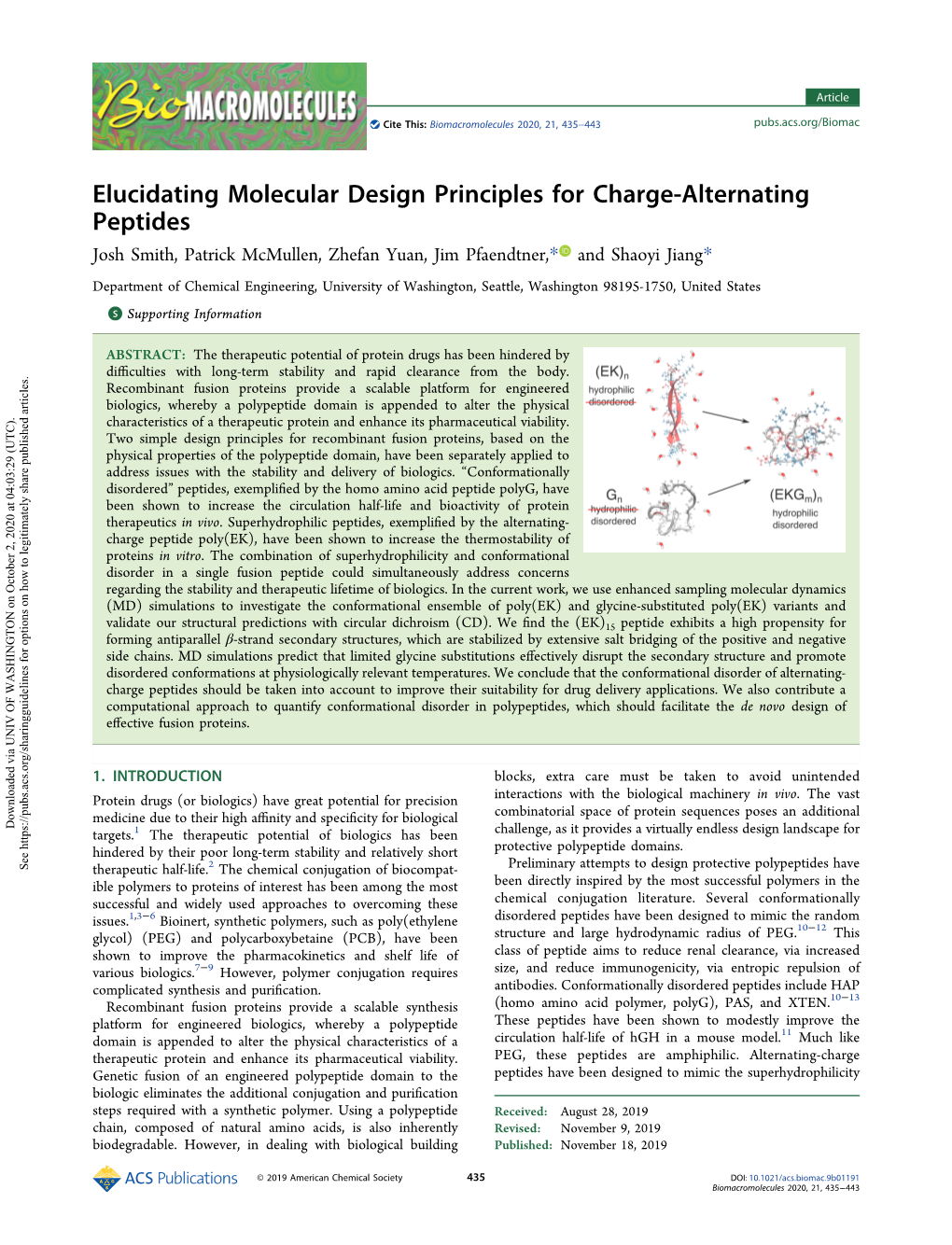 Elucidating Molecular Design Principles for Charge-Alternating Peptides
