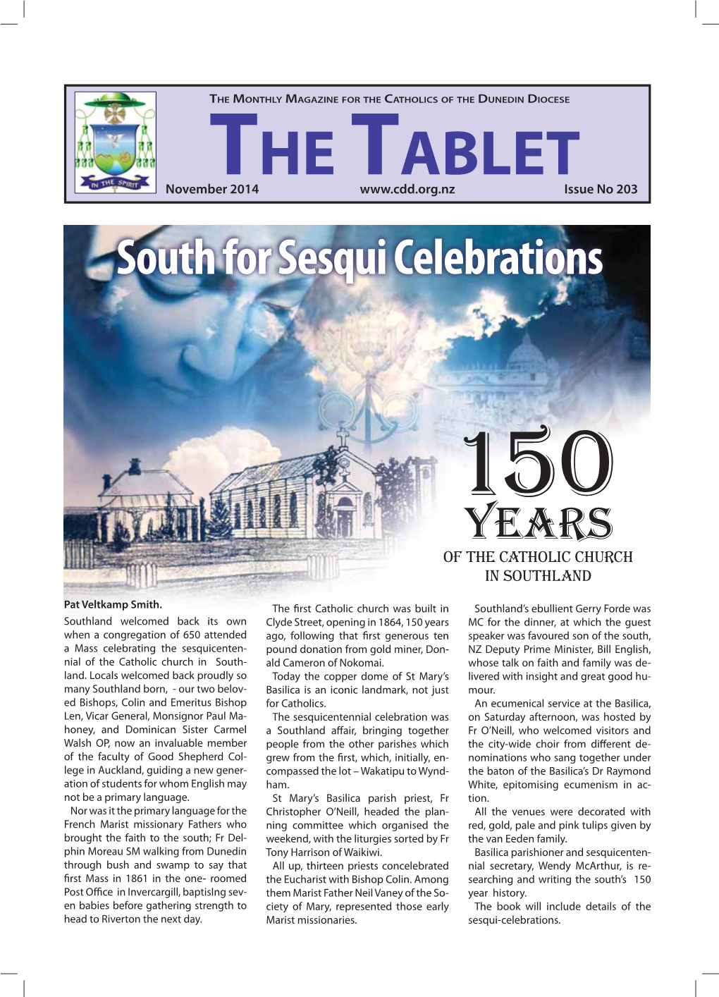 November 2014 Issue No 203 South for Sesqui Celebrations