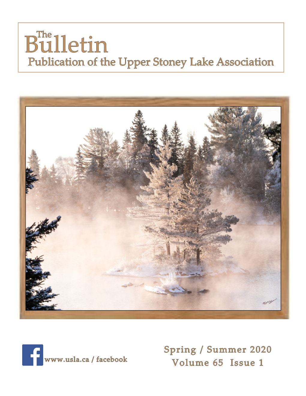 Bulletin Publication of the Upper Stoney Lake Association