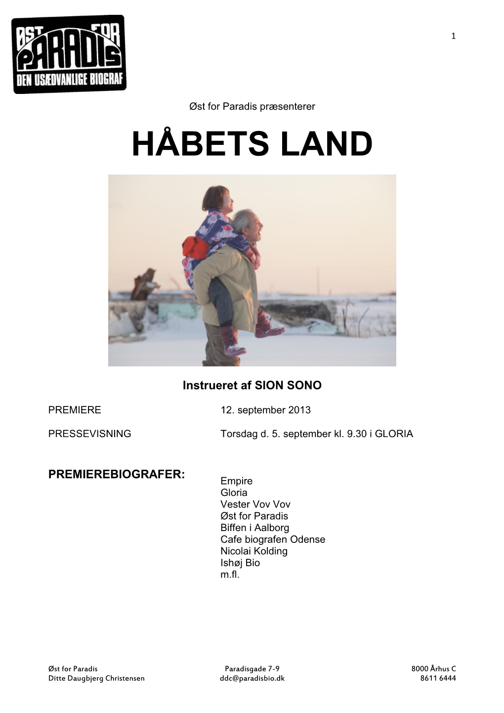 HÅBETS LAND Presse.Pdf