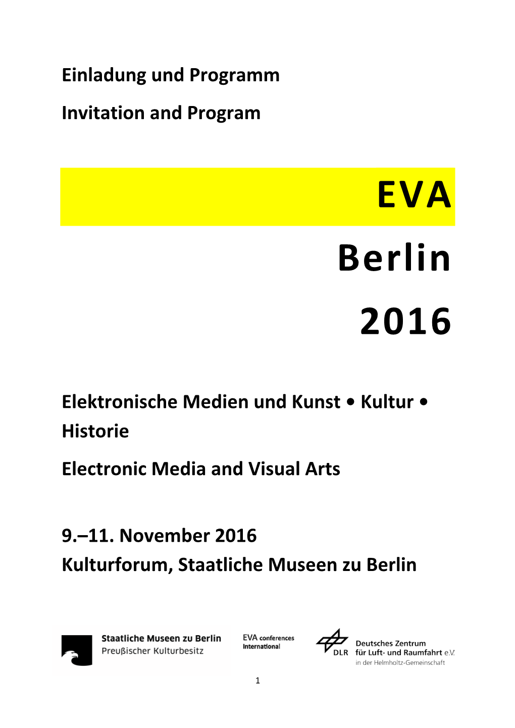 EVA Berlin 2016