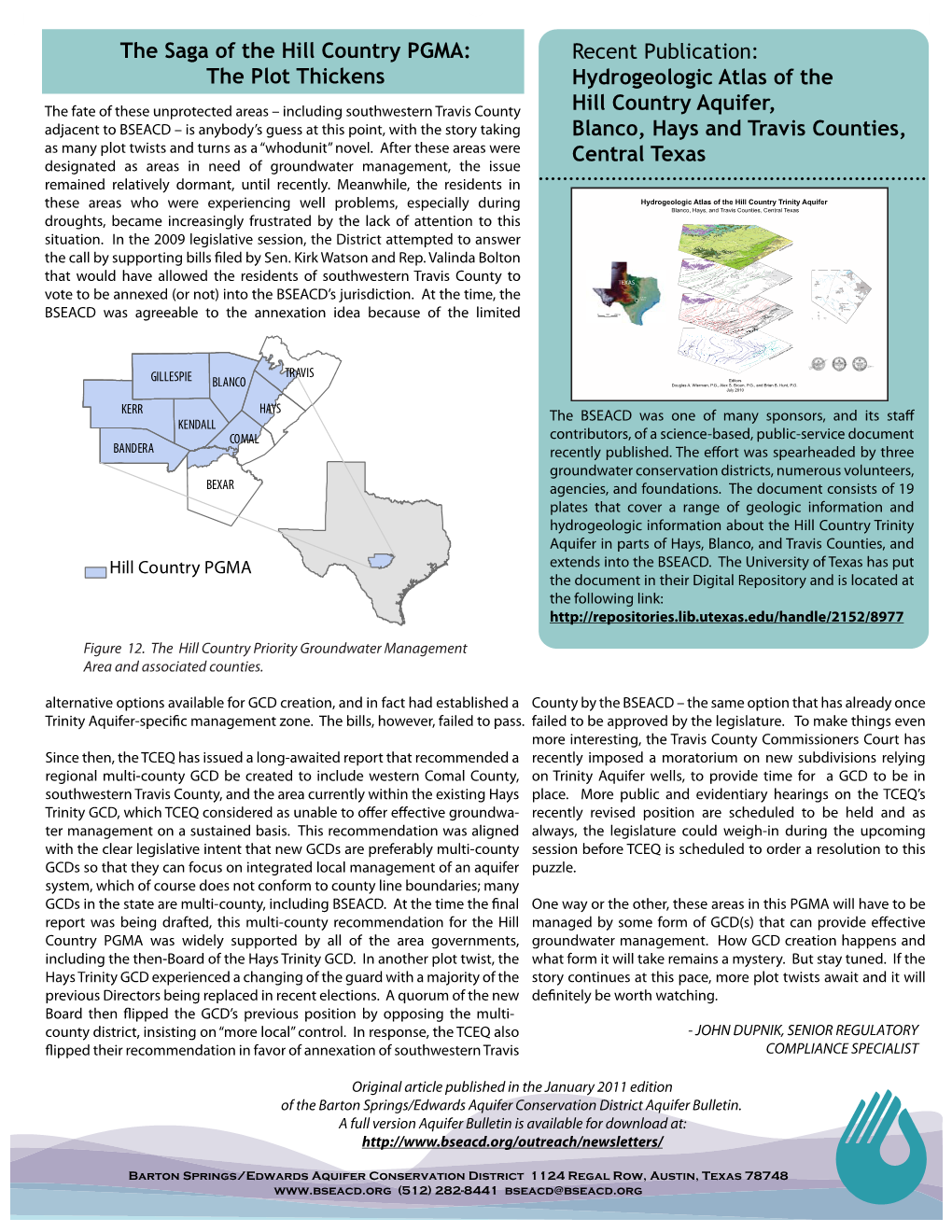 The Saga of the Hill Country PGMA