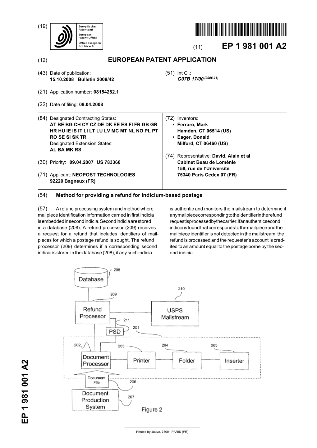 Method for Providing a Refund for Indicium-Based Postage